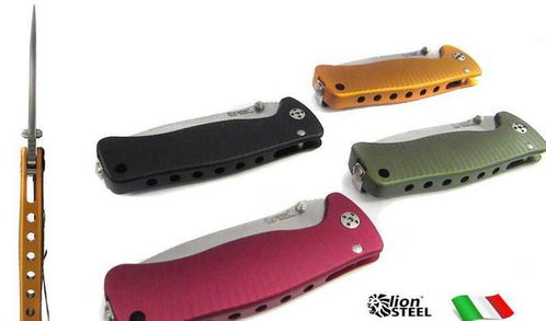 世界精品刀具 意大利钢狮sr 1a gb战术折刀,硬汉气质值得拥有